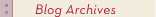 Blogging Archives